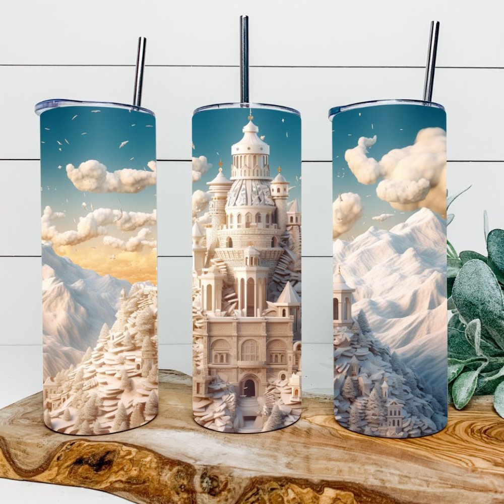 Custom 20oz Castle Tumbler!